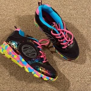 Heely's Neon Rainbow Kid's Size 4 RARE